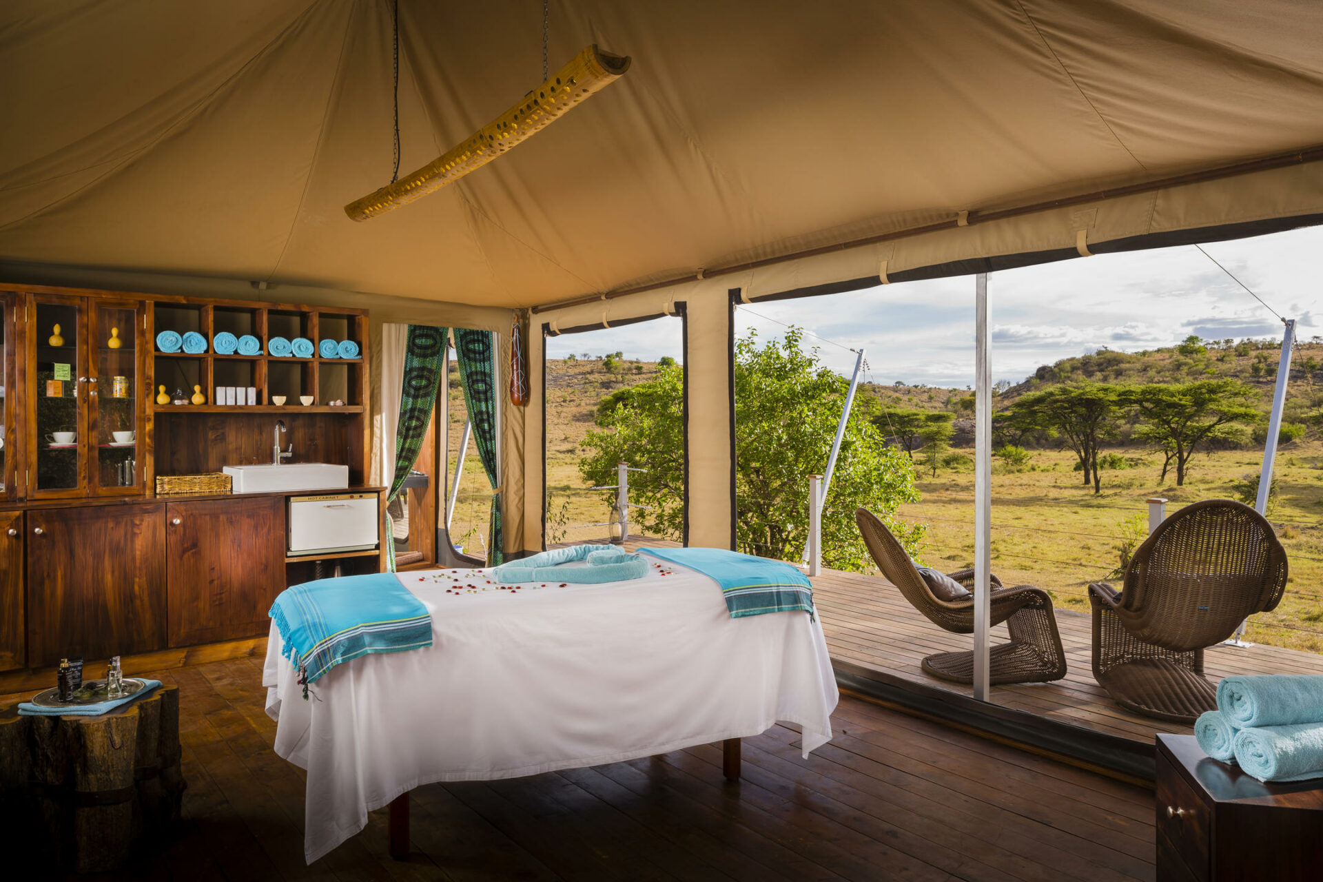 Enjoy the Nasaro Spa - Honeymoon in East Africa