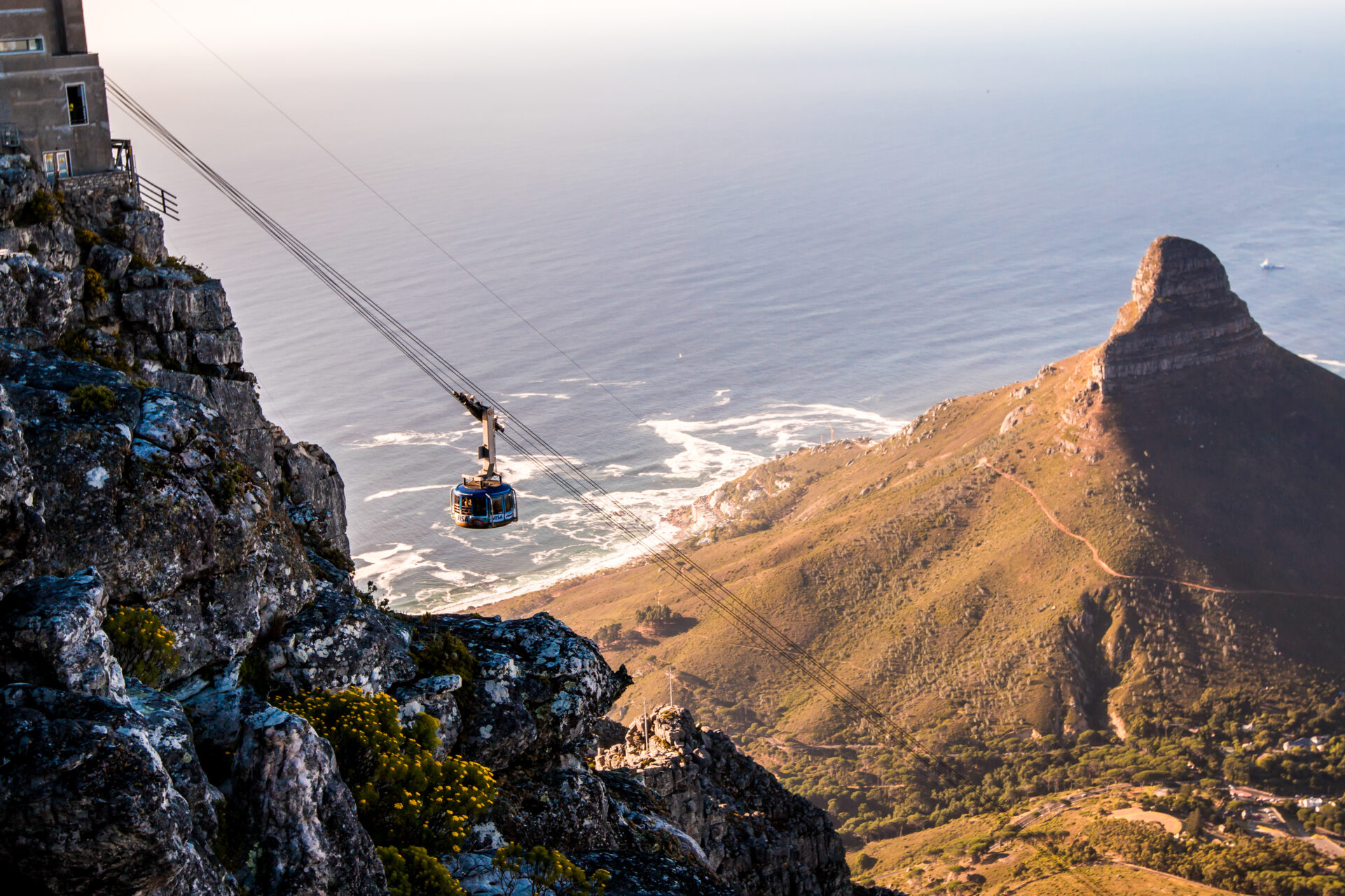 Table Mountain Cableway - one of the things to do in Cape Town with kids.
