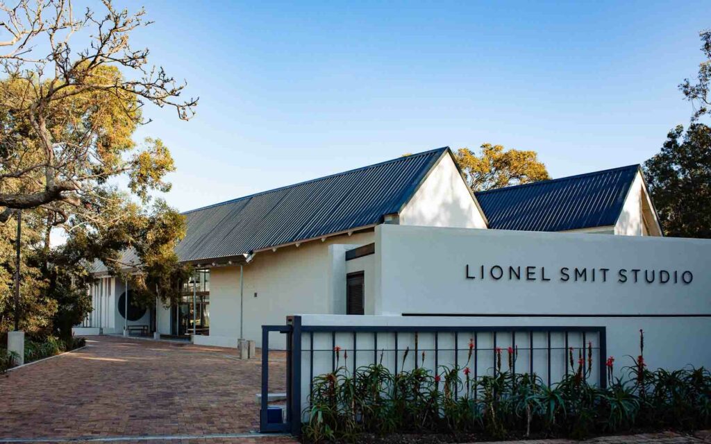 Exterior view of the Lionel Smit Studio - one of the top art galleries in Cape Town.