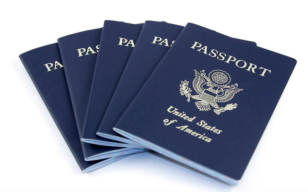 image of passports from the United States of America for Kenya travel tips