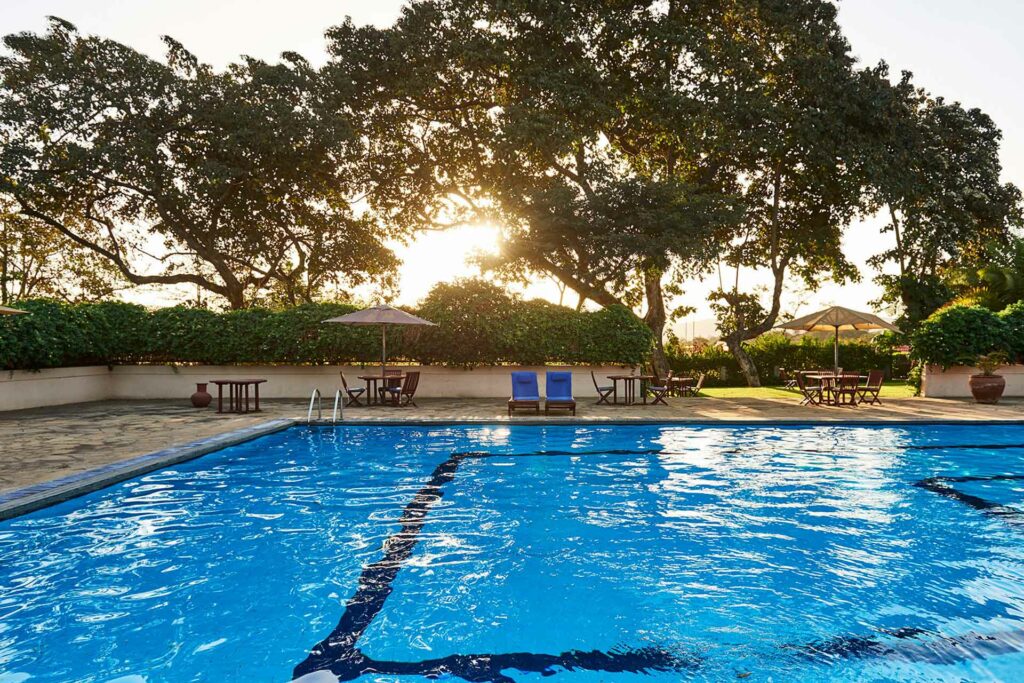 large swimming pool at Legendary Lodge with Ker & Downey Africa